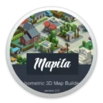Mapita Isometric 3D Map Builder For Mac高端等轴3D立体地图元素PNG合集
